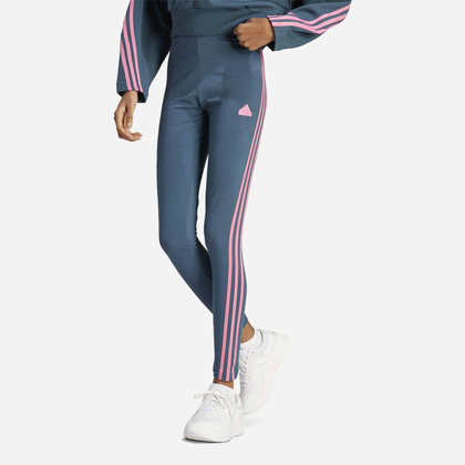Adidas Future Icons 3-Stripes sportlegging dames lang blauw