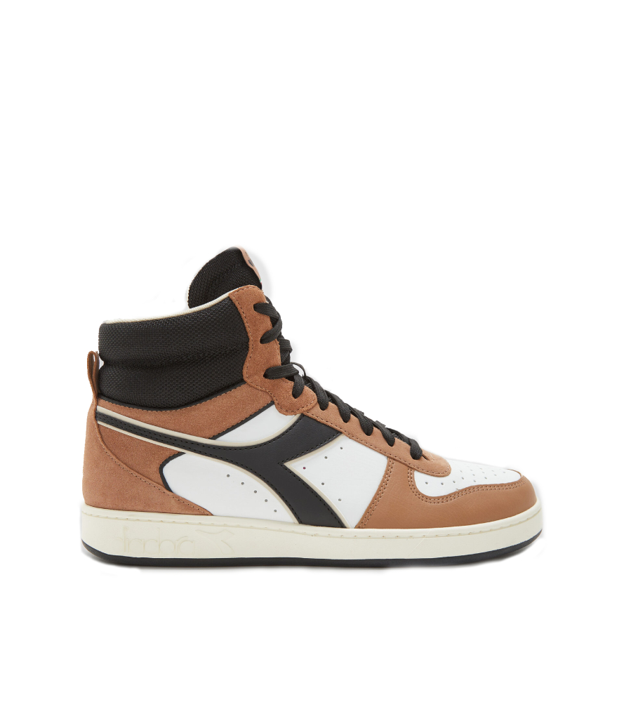 Diadora Magic Basket Mid Earth sneakers unisex bruin dessin