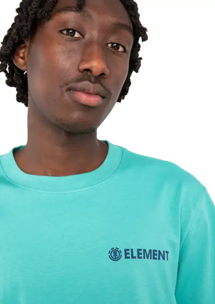 Element Blazing Chest SS casual t-shirt heren blauw