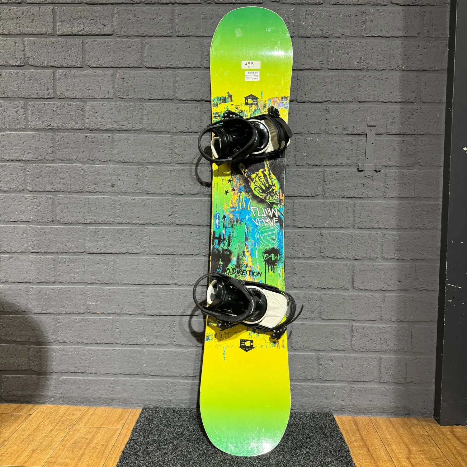 Flow Verve inclusief binding tweedehands snowboard