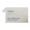 Herqua Cadeaubon 100.00 Euro cadaeubon zwart