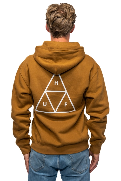 HUF Set Triple Triangle Pullover casual sweater heren bruin