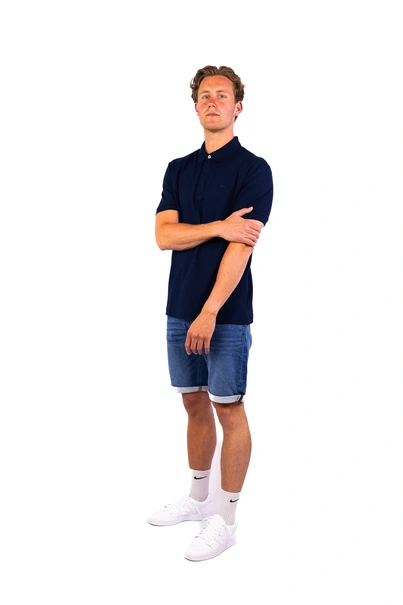 Lacoste 1HP3 S/S polo heren donkerblauw