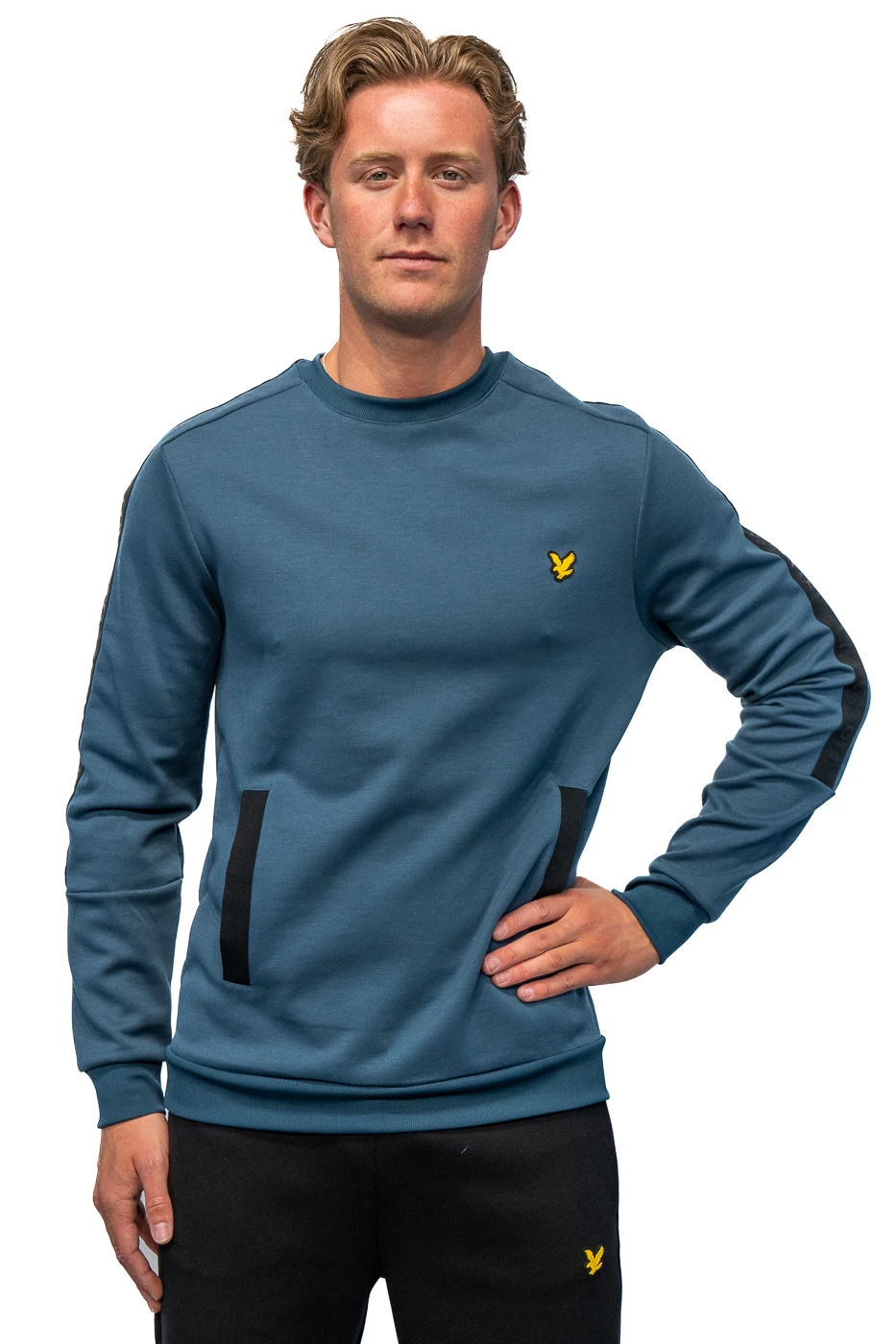 Lyle and Scott Pocket Branded Sweat Crew casual sweater heren