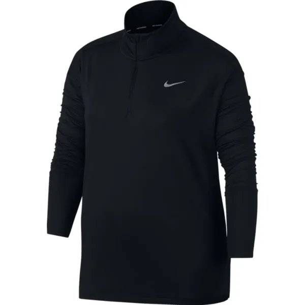 Periodiek Kwelling Messing Nike Element Top hardloop sweater dames zwart van fitness sweaters