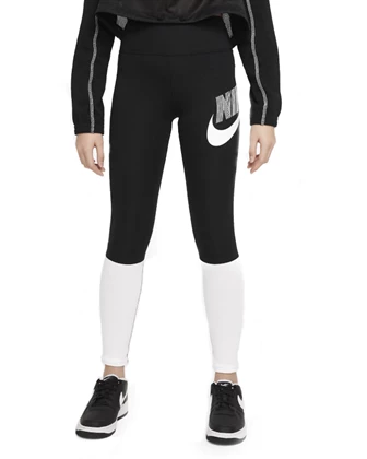 Nike Essential hardloop broek dames lang zwart