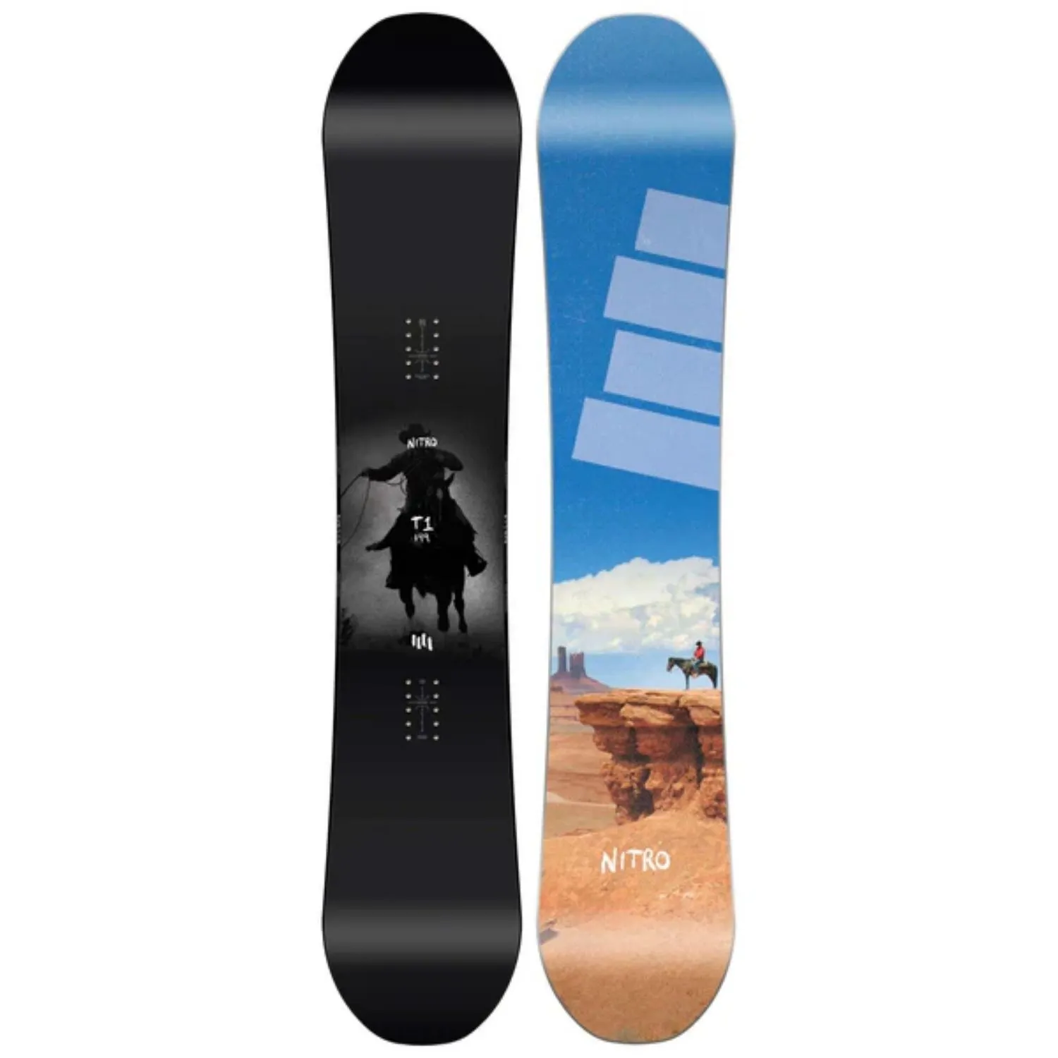 Nitro T1 freestyle snowboard