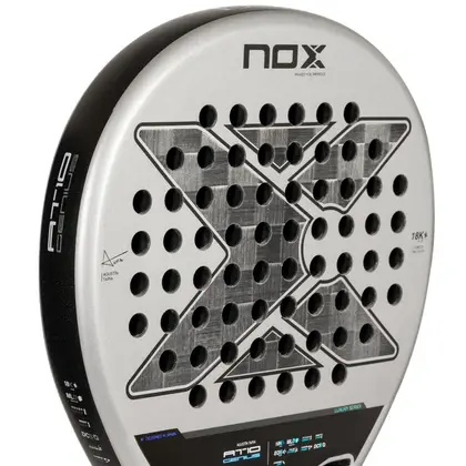 NOX AT10 Genius 18K padelracket competitie grijs