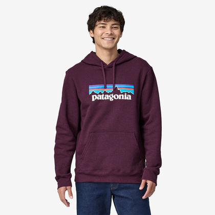 Patagonia P-6 Logo Uprisal casual sweater heren bordeaux
