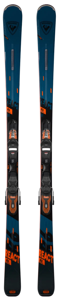 Rossignol React R6 CA + Xpress GW B83 sportcarve ski's petrol