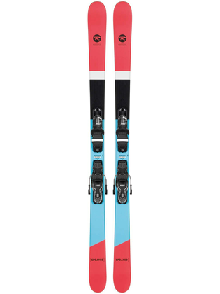 Rossignol Sprayer + Xpress 10 GW B83 twintip ski oranje