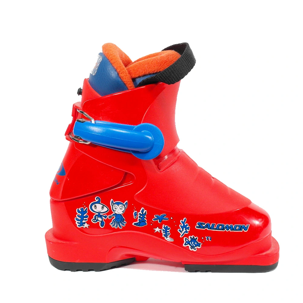 Anoniem gokken Ontwapening Salomon Salomon T1 kinder skischoenen rood van skischoenen