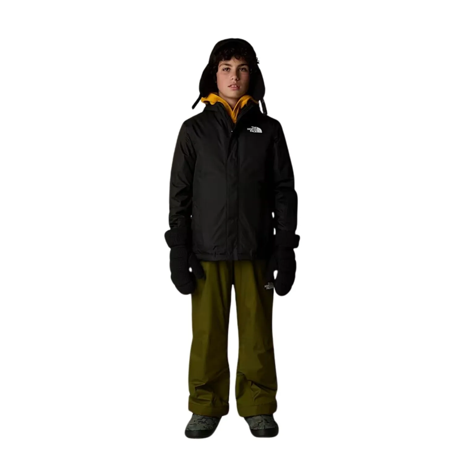 The North Face Snowquest casaul winterjas jongens