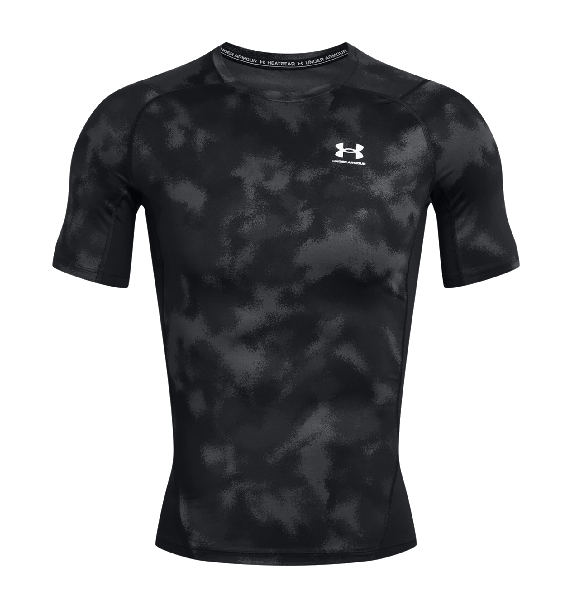 Under Armour Heatgear Printed sportshirt heren zwart